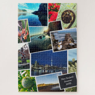 Quebra-cabeça de Colagem de Fotos Personalizada da
