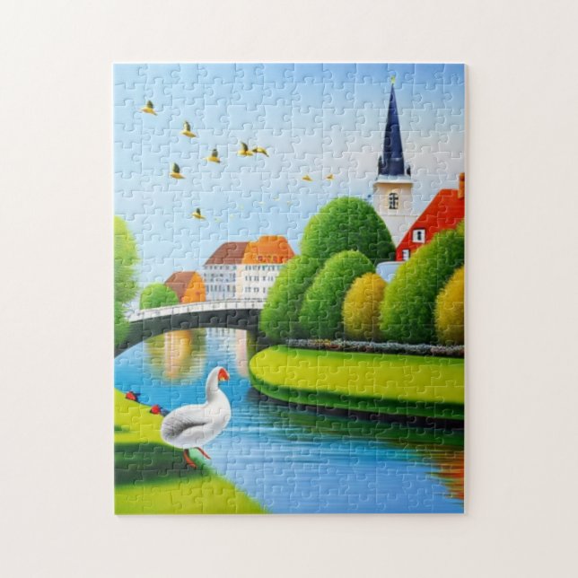 Quebra-cabeça de Coleção de Artes de Paisagem (Vertical)