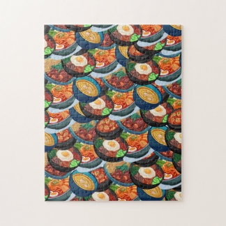 Quebra-cabeça de comida coreana
