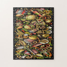 Quebra-cabeça de Comida rápida