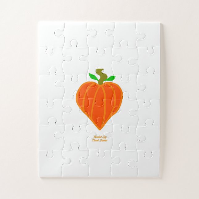 Quebra-cabeça De Coração De Pumpkin De 16" X 20" (Vertical)