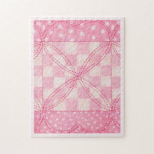 Quebra-cabeça DE CORAÇÃO DE TINTA 11x14 / Rosa