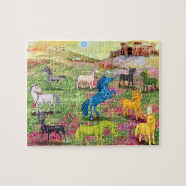 Quebra-cabeça de Corno de Metal (Horizontal)