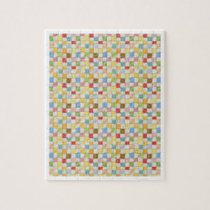 Quebra-cabeça DE CRAZY QUILT 8x10 - Branco