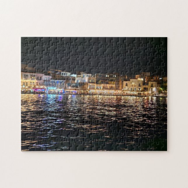 Quebra-cabeça de Creta à Noite (Horizontal)
