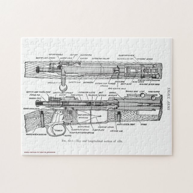 Quebra-cabeça de Cutaway de Springfield de Armas P (Horizontal)