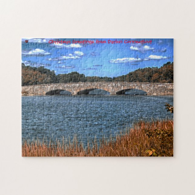Quebra-cabeça de Darien Connecticut (Horizontal)