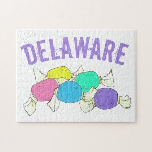 Quebra-cabeça DE Delaware Beach Salt Water Taffy Candy