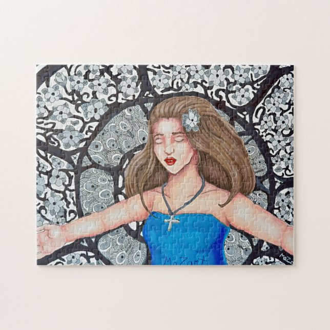 Quebra-cabeça de Desenho Copic de Fuga (Horizontal)