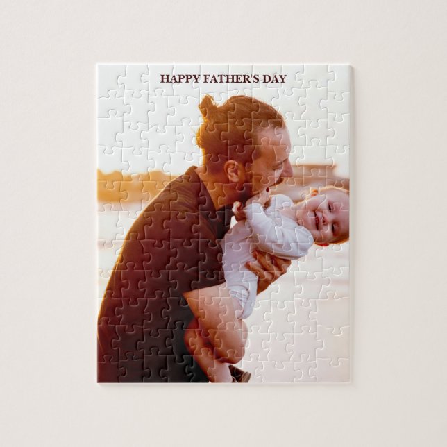 Quebra-cabeça de Dia de os pais personalizado - Ad (Vertical)