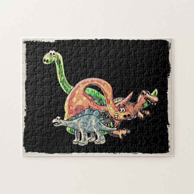 Quebra-cabeça de Dinossauro (Horizontal)
