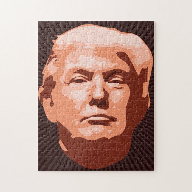 Quebra-cabeça DE DONALD TRUMP FACE JIGSAW (Vertical)