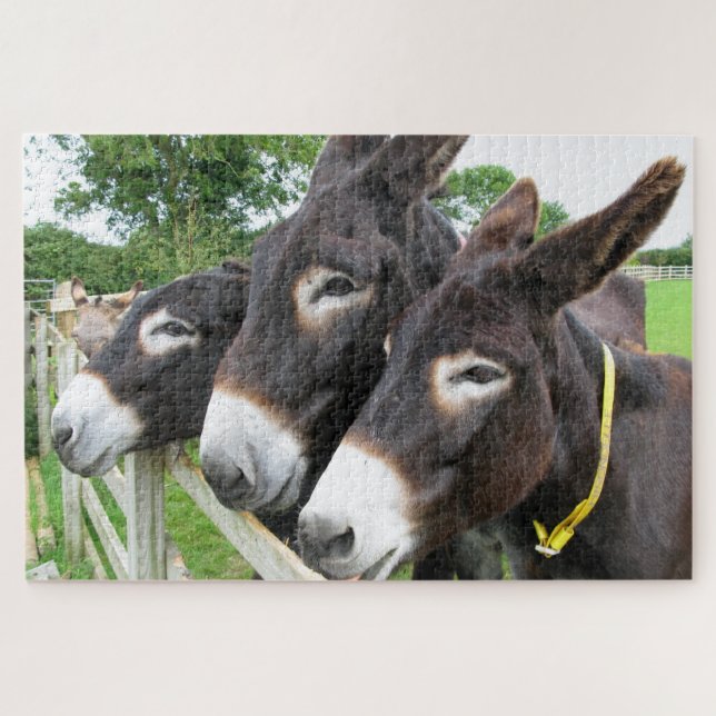 Quebra-cabeça de Donkeys Jigsaw (Horizontal)