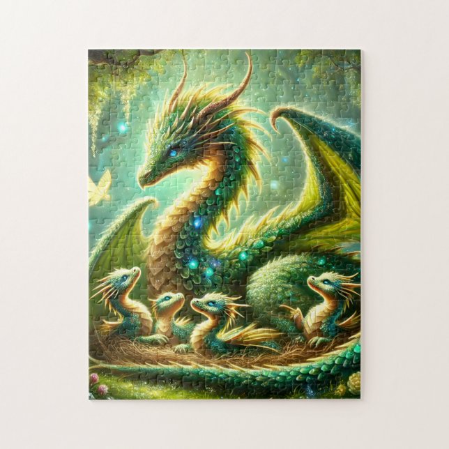 quebra-cabeça de dragão (Vertical)