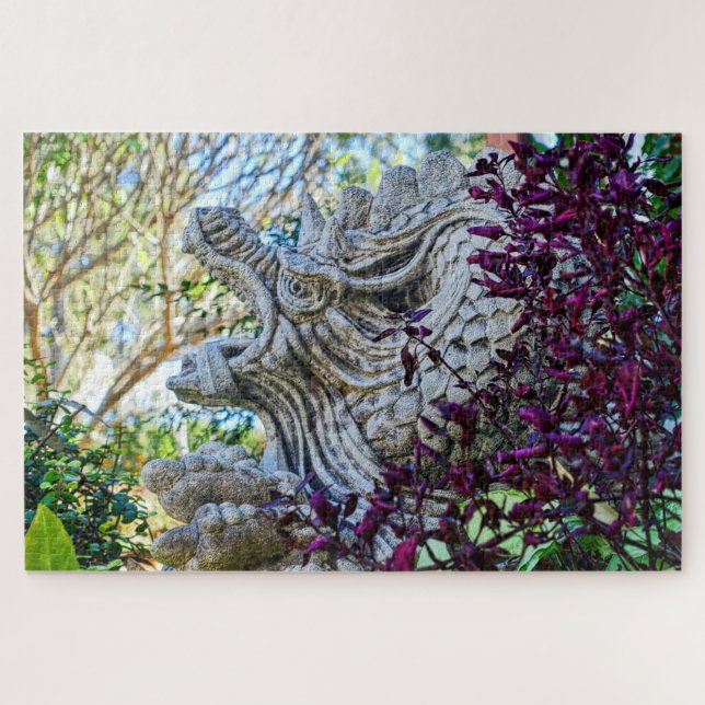 quebra-cabeça de dragão de pedra (Horizontal)