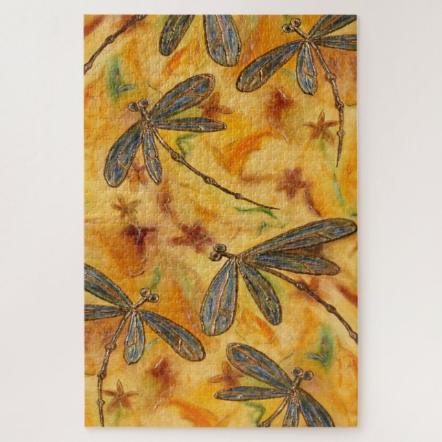 Quebra-cabeça de Dragonfly Warm Breze Jigsaw (Vertical)