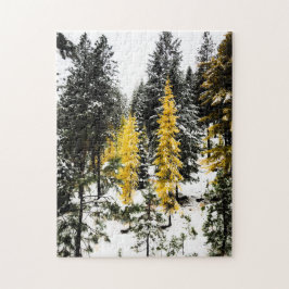 Quebra-cabeça de Duas Árvores Amarelas