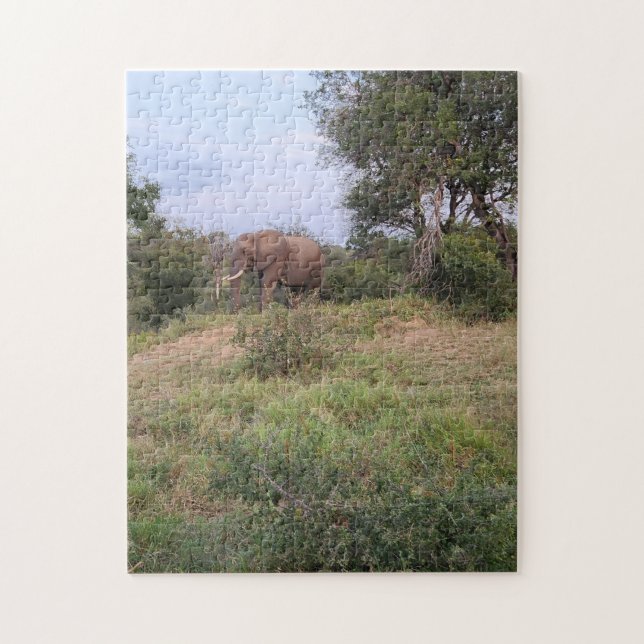 Quebra-cabeça de Elefante (Vertical)