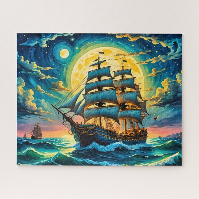 Quebra-cabeça de Entrega à Vela (Horizontal)