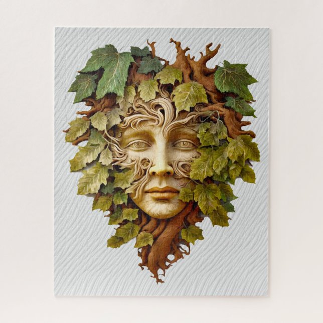 Quebra-cabeça de Escultura Florestal (Vertical)