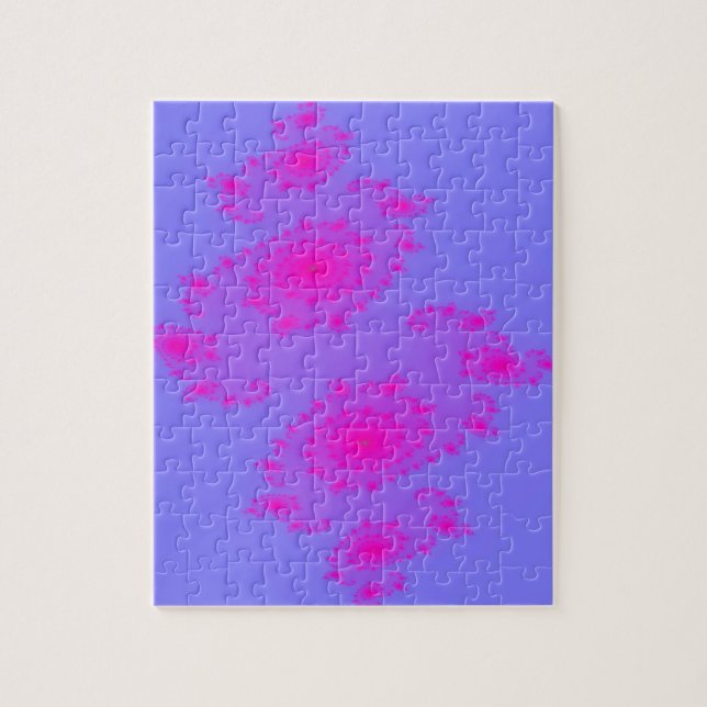 Quebra-cabeça de espirro rosa difícil (Vertical)