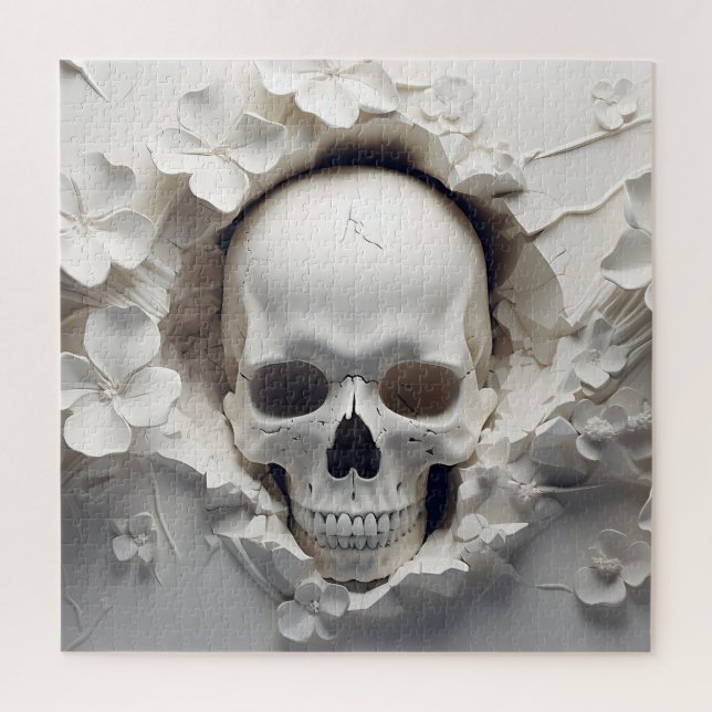 quebra-cabeça de Esqueleto de Halloween 3D (Vertical)