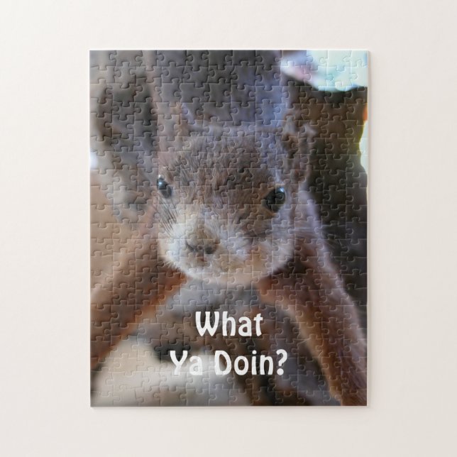 Quebra-cabeça de esquilo (Vertical)