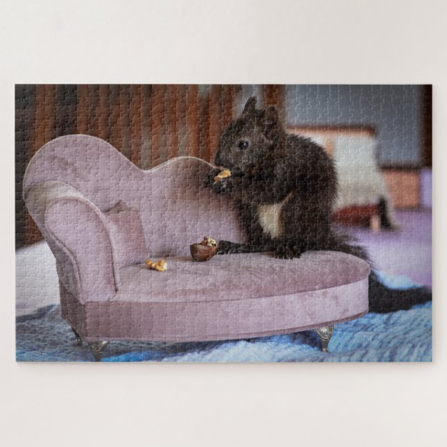 quebra-cabeça de esquilo (Horizontal)