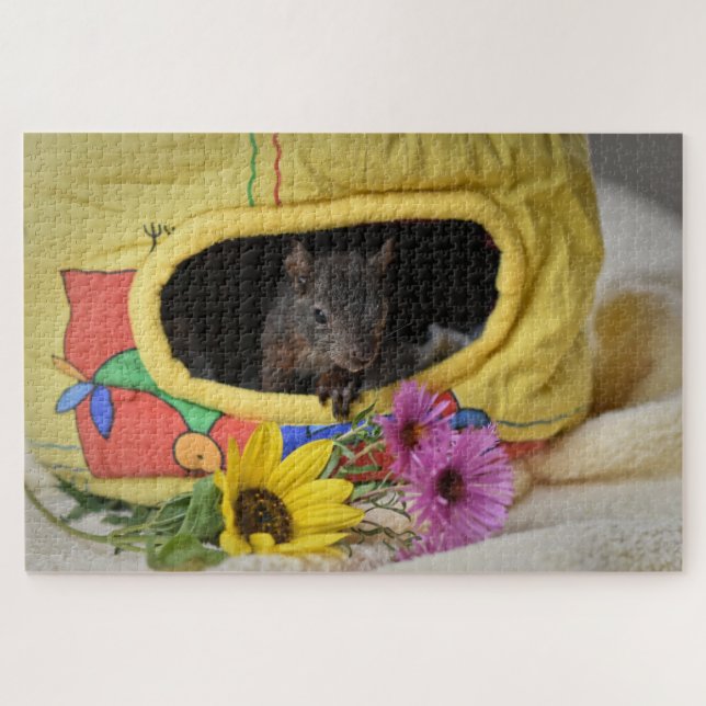 quebra-cabeça de esquilo bebê (Horizontal)