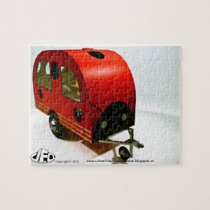 Quebra-cabeça de estilo Mini Bike Camper Ladybug