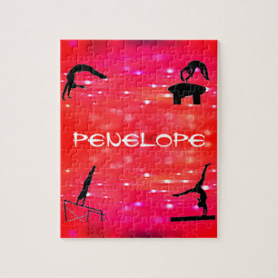 Quebra-cabeça de eventos de ginástica de garotas p