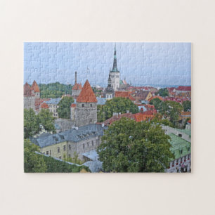 Quebra-cabeça de exibição de torres de Tallinn