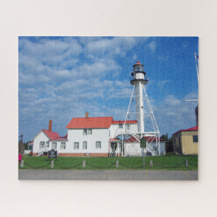 quebra-cabeça de Farol de Ponto Branco