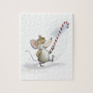 Quebra-cabeça de Feriado do Mouse feliz