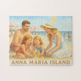 Quebra-cabeça de Férias da Família Anna Maria Isla