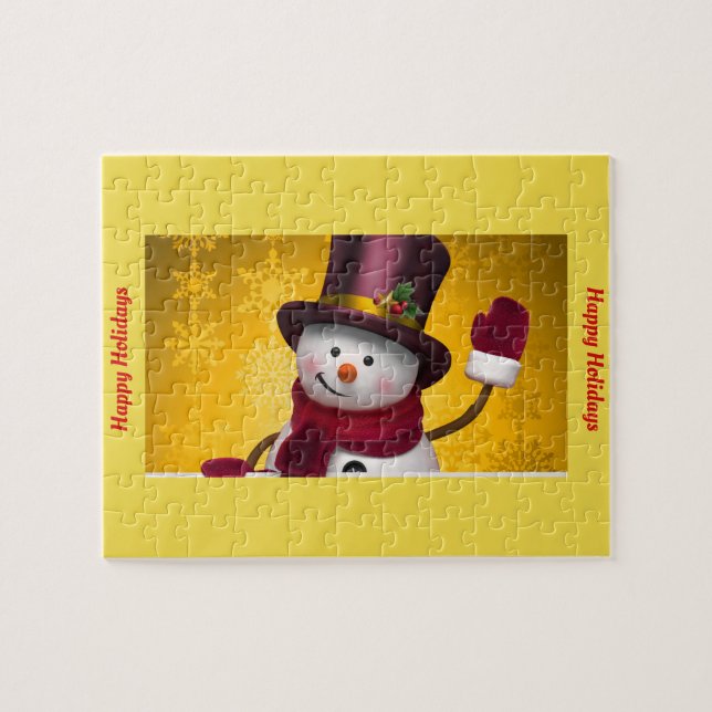 Quebra-cabeça de Férias Felizes (Horizontal)