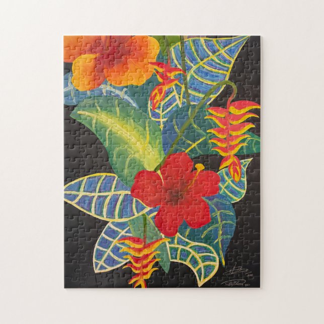 Quebra-cabeça de Flor de Ginger Tropical @3dudes1l (Vertical)