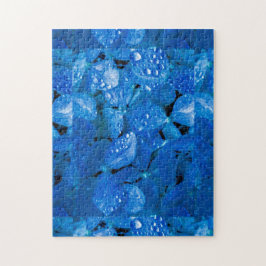 Quebra-cabeça de Flor de Hydrangea Azul
