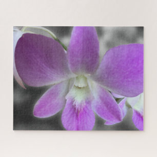 Quebra-cabeça de Flor de Orquídea Personalizável