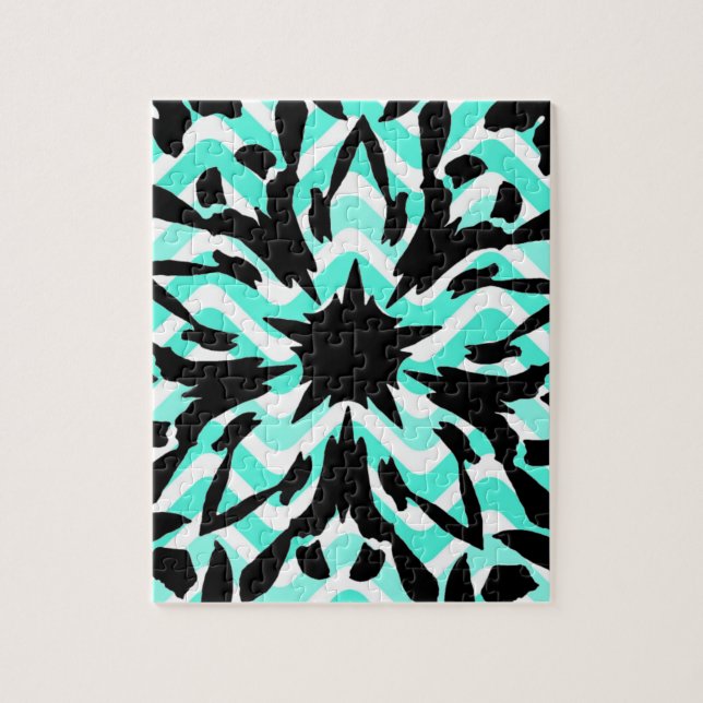 Quebra-cabeça de Flor Gráfico (Vertical)
