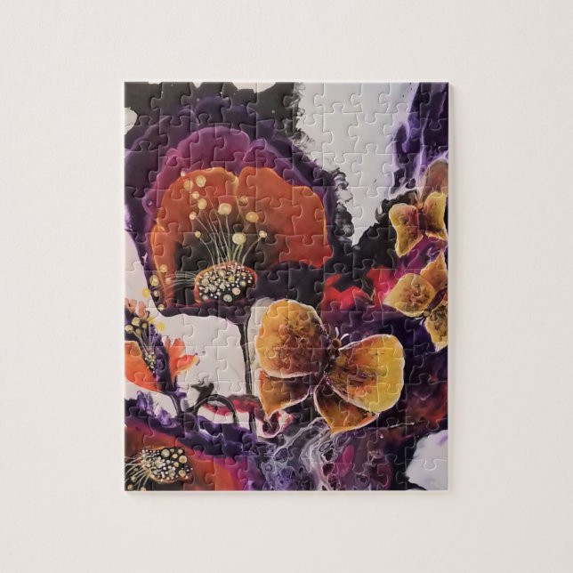 Quebra-cabeça de flores (Vertical)