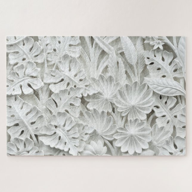 quebra-cabeça de flores e folhas (Horizontal)