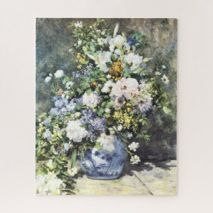 Quebra-cabeça de Flores em Vaso de Renoir