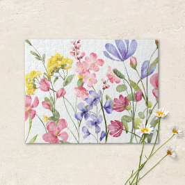 Quebra-cabeça de Flores Silvestres Lindas