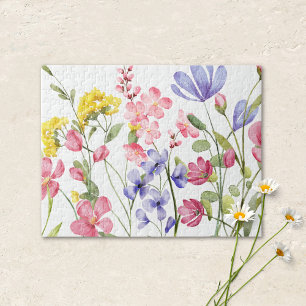 Quebra-cabeça de Flores Silvestres Lindas