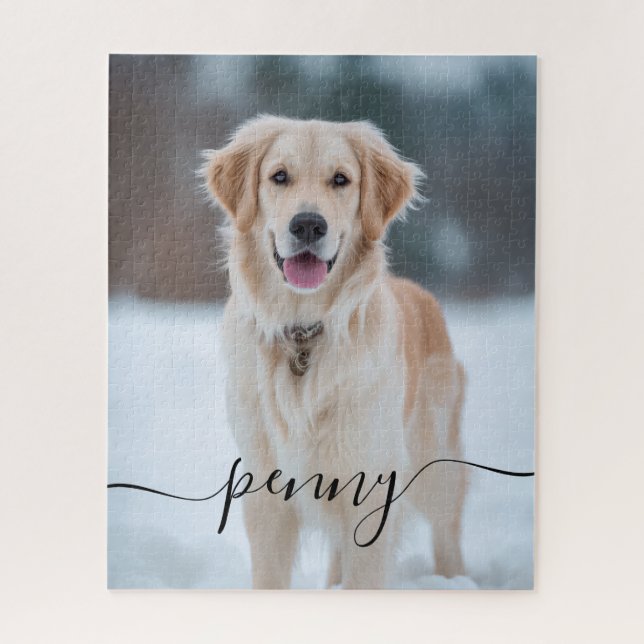 Quebra-cabeça de Foto de Animal Personalizado Pres (Vertical)