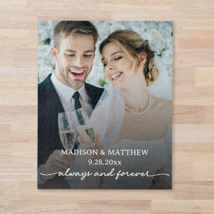 Quebra-cabeça de Foto de Casamento Personalizado