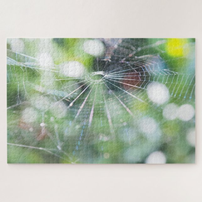 Quebra-cabeça de Foto de Teia de Aranha (Horizontal)