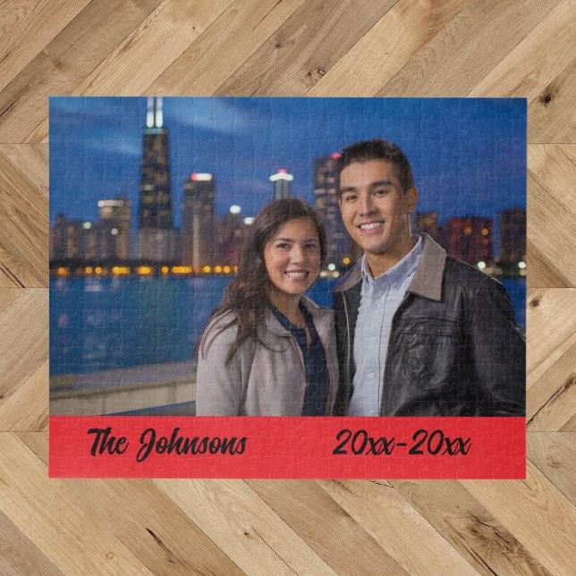 Quebra-cabeça de Foto do Aniversário Simples Moder (Criador carregado)