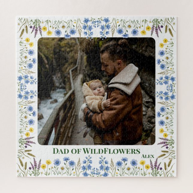 Quebra-cabeça de Foto Personalizada Flor Silvestre (Vertical)